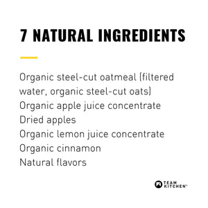 Steel Cut Oatmeal with Apple & Cinnamon OLD